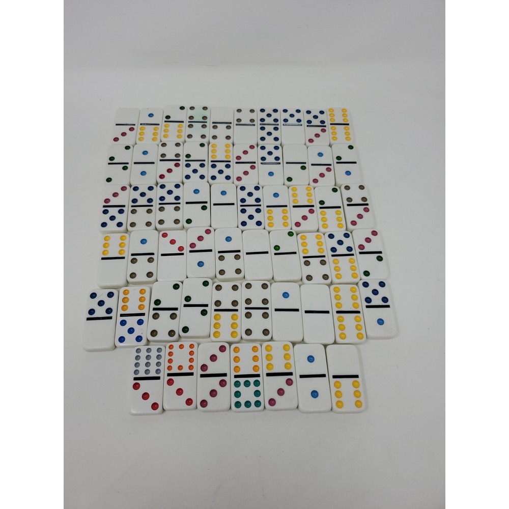 CARDINAL  JUMBO Color Dot Dominoes Replacement Piece all 57